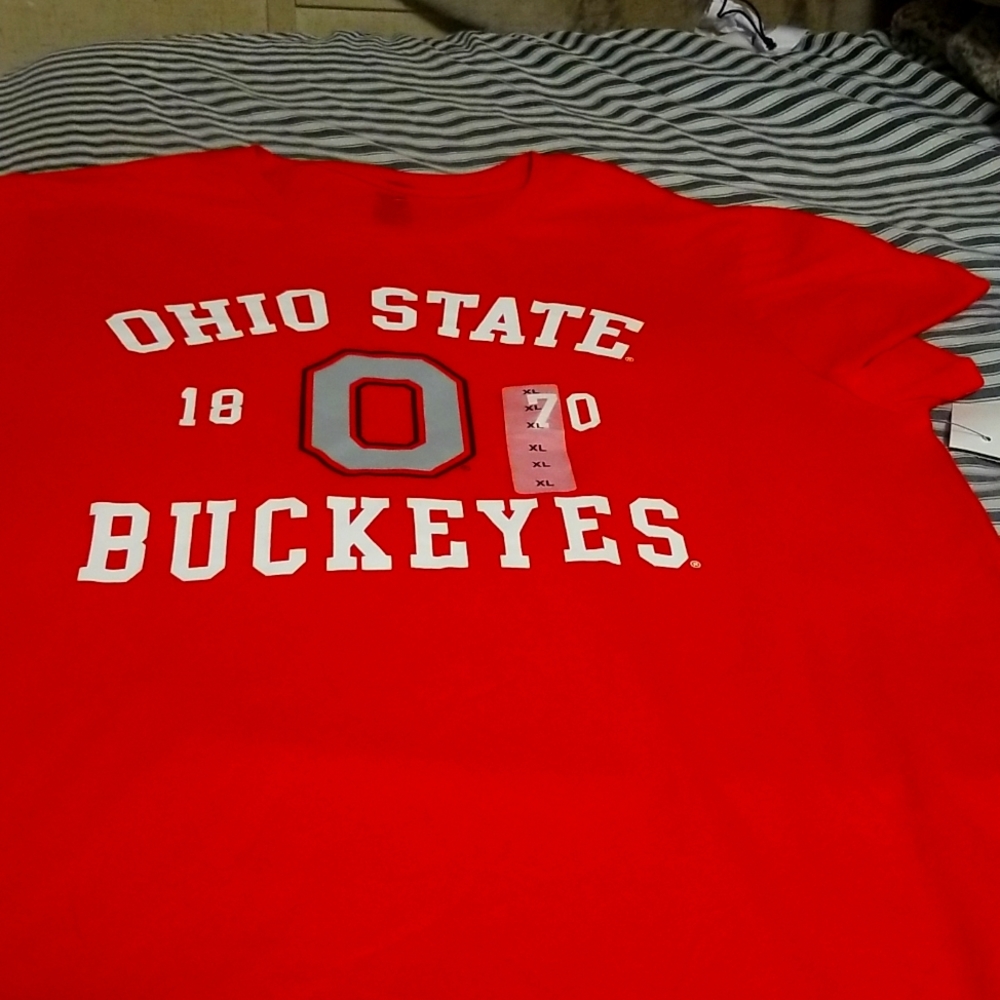 NWT NATIONAL COLLEGIAN 100%COTTON  OHIO STATE BUCKEYES 1870 TSHIRT SIZE XL